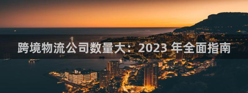 28圈.ccmo：跨境物流公司数量大
