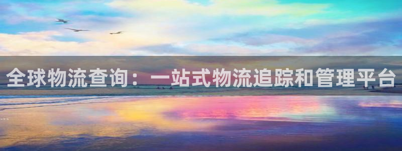 28圈提款一直没到：全球物流查询：一