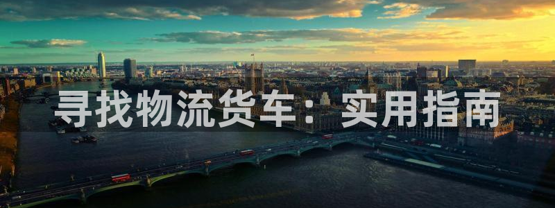 28圈反水：寻找物流货车：实用指南