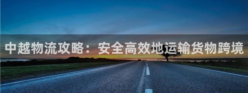 28圈南宫娱乐官网：中越物流攻略：安