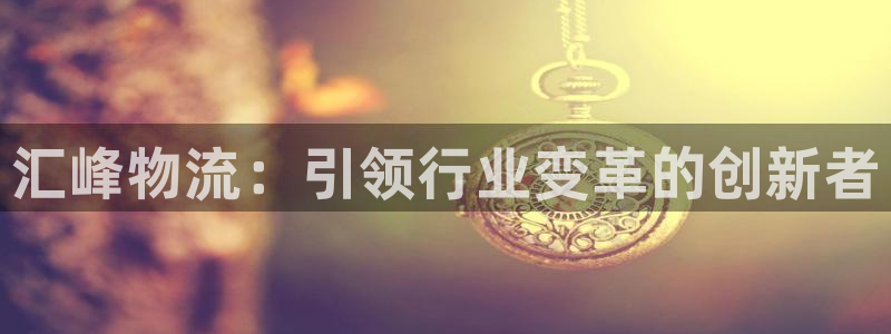 28圈注册登录链接：汇峰物流：引领行