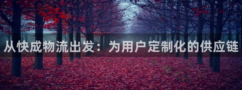 28圈在线预测官网：从快成物流出发：